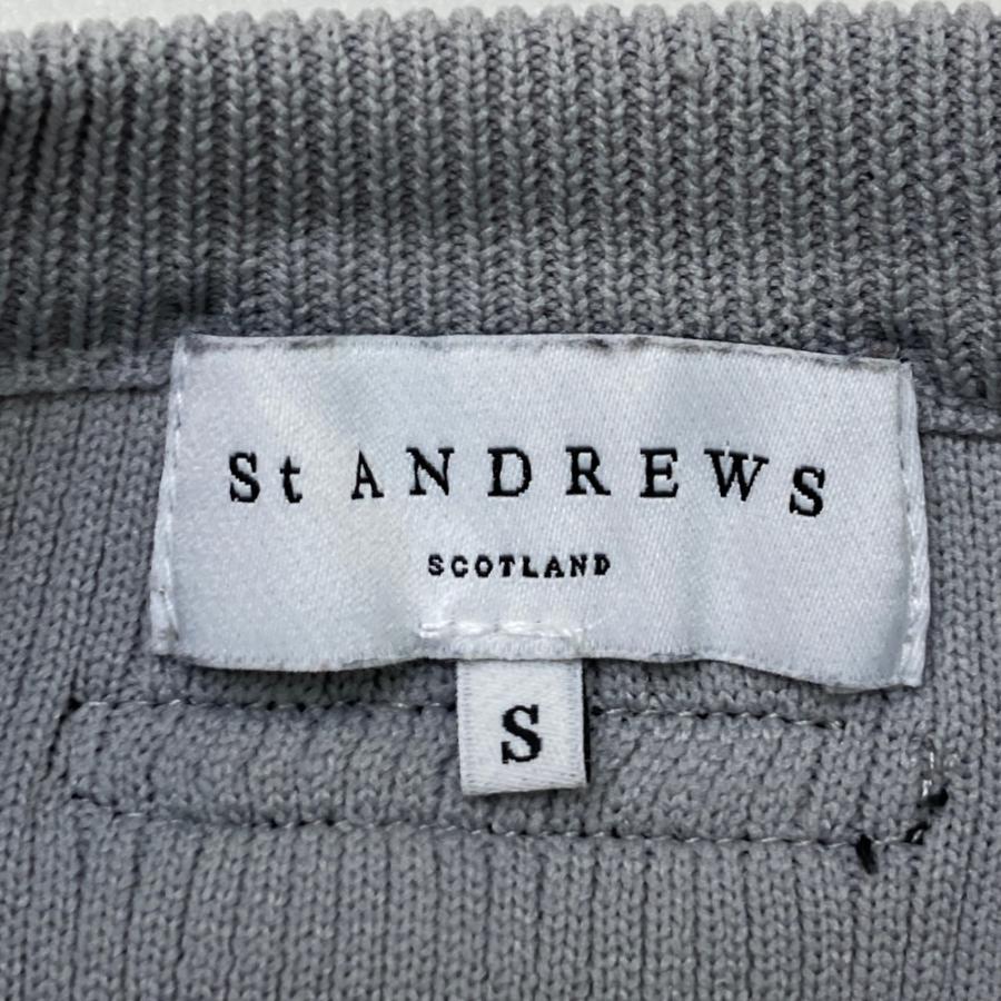 ST ANDREWS セントアンドリュース  ニット セーター  グレー系 S ゴルフウェア レディース_2