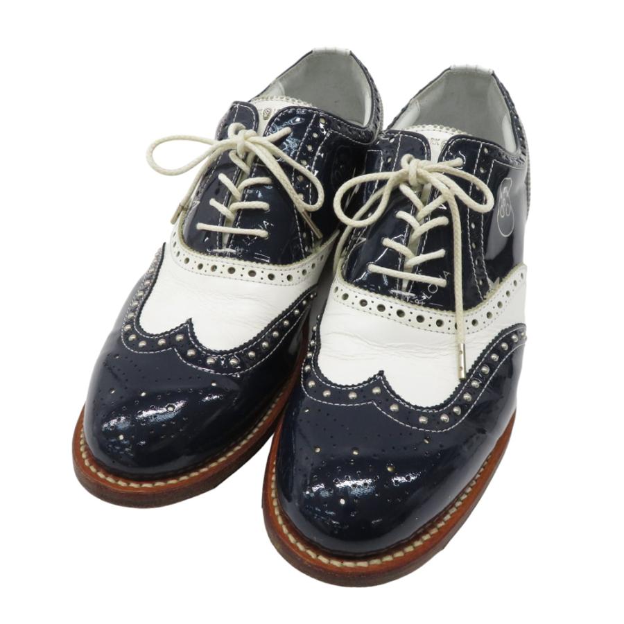 MARK&LONA マークアンドロナ ゴルフシューズ ウイングチップ スカル  