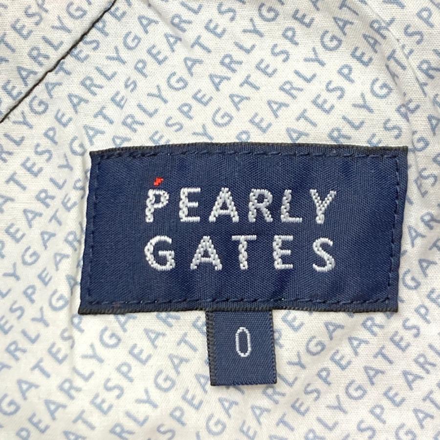 PEARLY GATES パーリーゲイツ  ストレッチパンツ ロゴ刺繍 チェック柄 レッド系 0 ゴルフウェア レディースの画像
