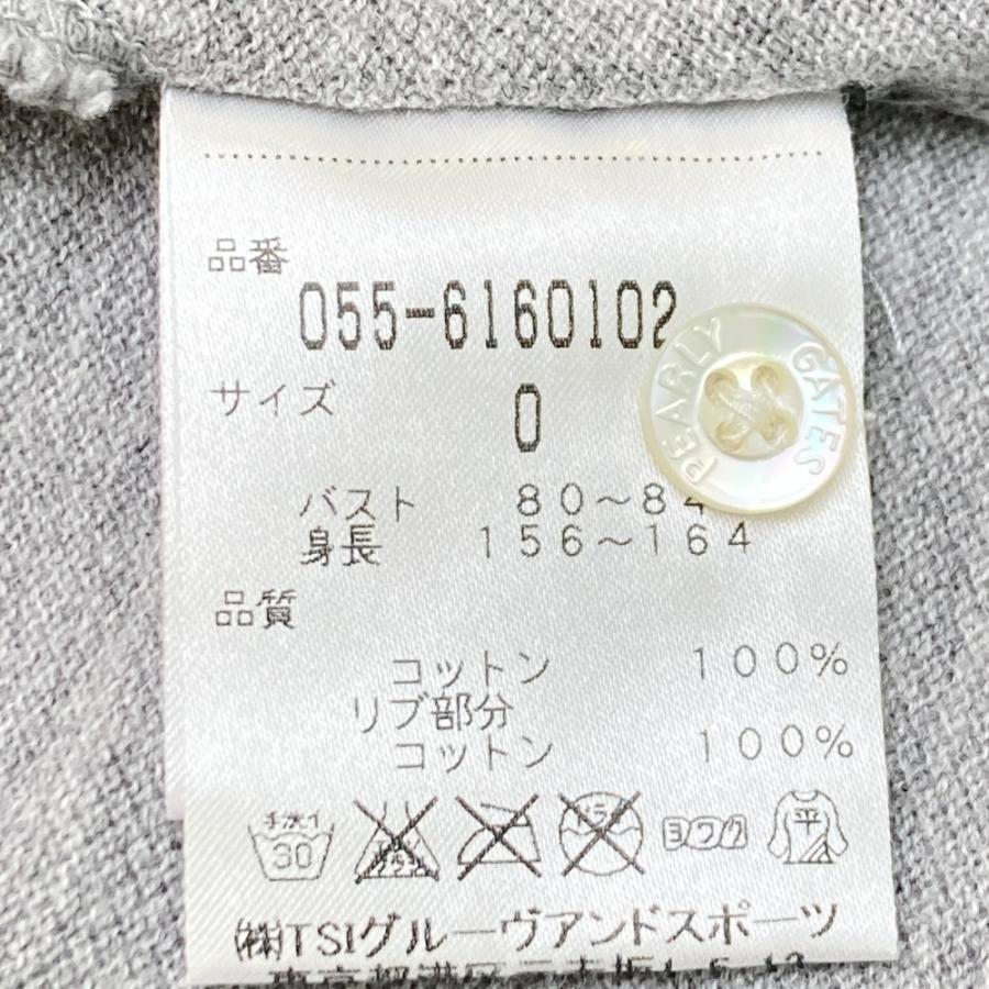 PEARLY GATES レディース　ポロシャツ グレー 1 PEARLY GATES（パーリーゲイツ） 【新品】パーリーゲイツ 半袖