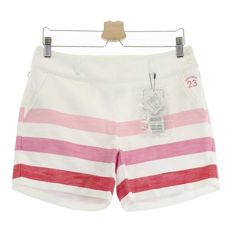 23区GOLF ニジュウサンクゴルフ インナー付き ストレッチスカート 