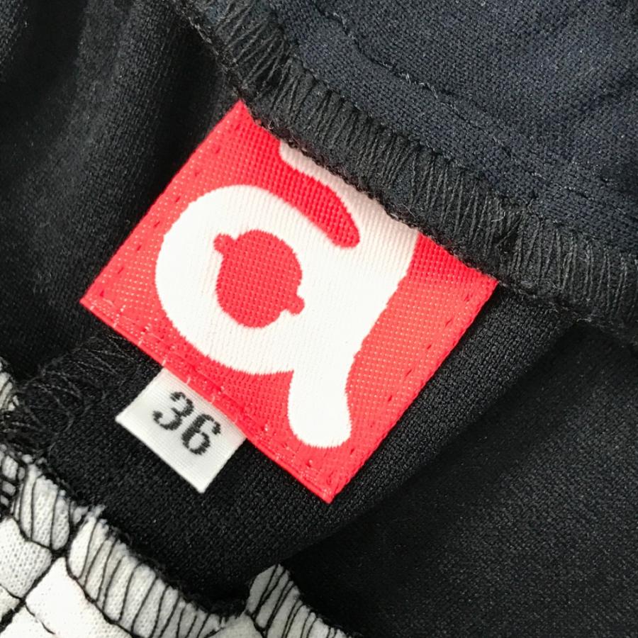 archivio（アルチビオ） ストレッチパンツ ロゴ総柄 ブラック系 36