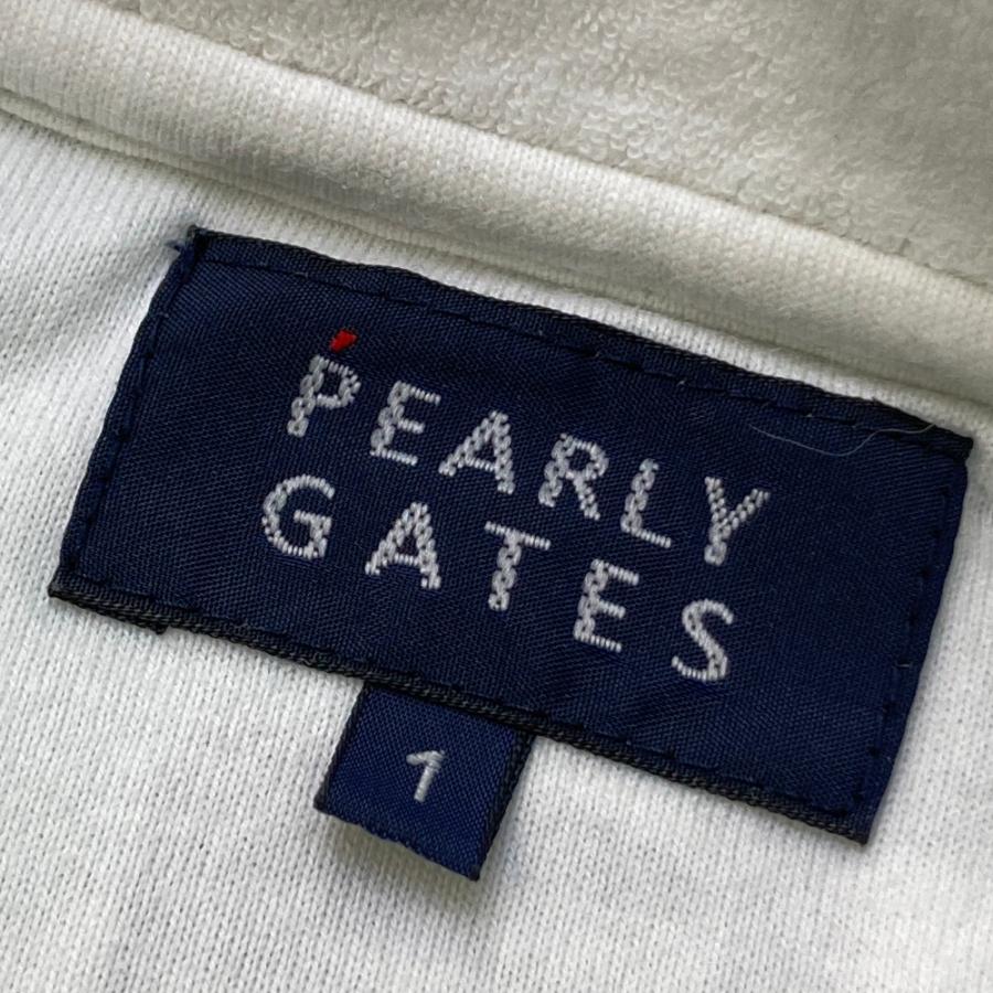 PEARLY GATES（パーリーゲイツ） ノースリーブポロシャツ パイル 花柄