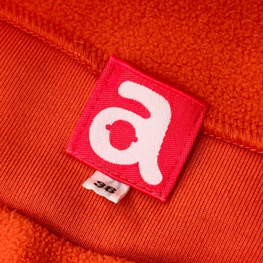 ARCHIVIO アルチビオ  モックネック フリース 長袖Tシャツ  オレンジ系 36 ゴルフウェア レディースの画像