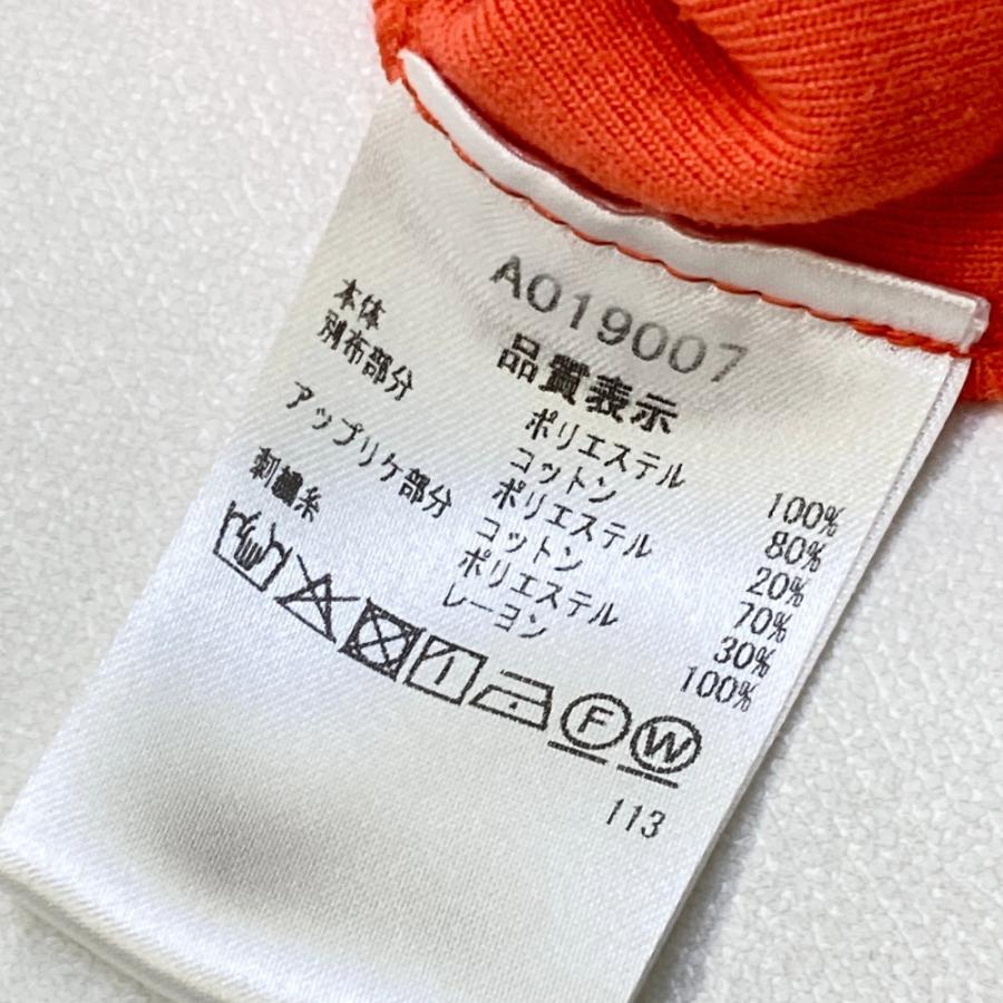 ARCHIVIO アルチビオ  モックネック フリース 長袖Tシャツ  オレンジ系 36 ゴルフウェア レディースの画像