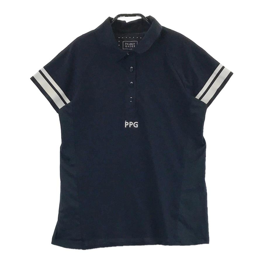 最終値下【新品未使用】パーリーゲイツ ネイビー ポロシャツ サイズ1 PEARLY GATES パーリーゲイツ 半袖ポロシャツ ネイビー系 1 ゴルフ