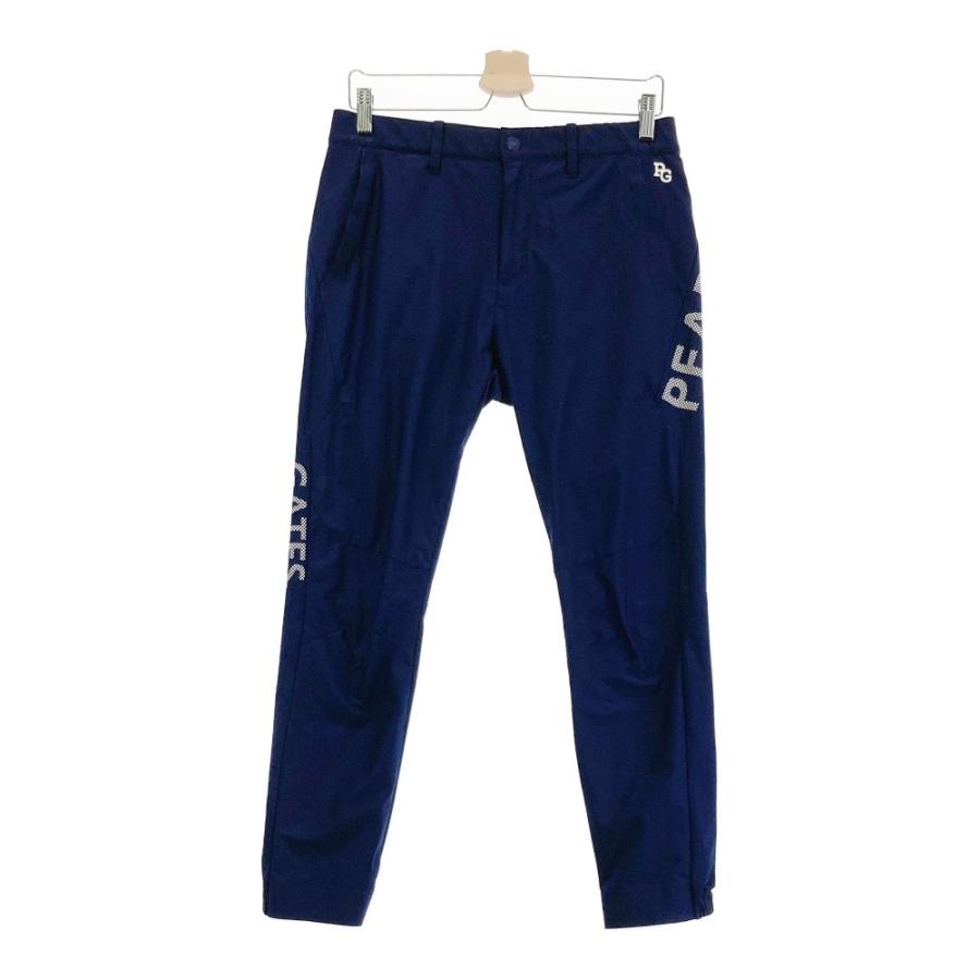 PEARLY GATES パーリーゲイツ ジョガーパンツ サイズ4 パーリーゲイツ ジョガーパンツ グレー×白 サイドロゴライン