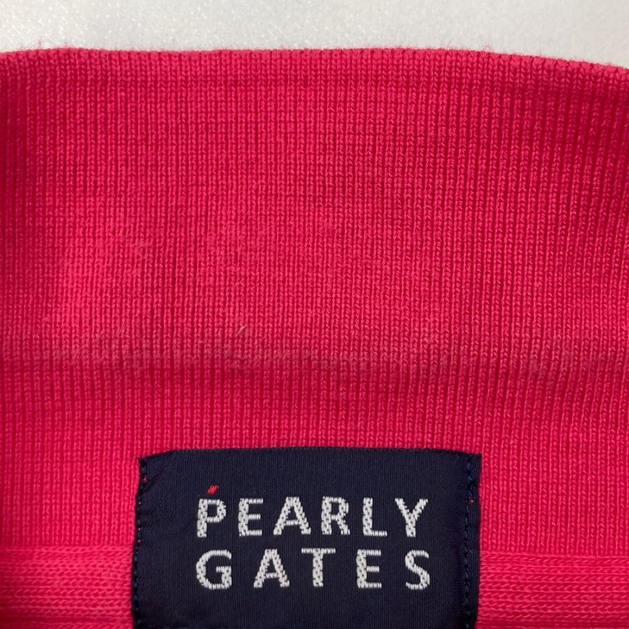 PEARLY GATES（パーリーゲイツ） 半袖ポロシャツ ニコちゃん ピンク系