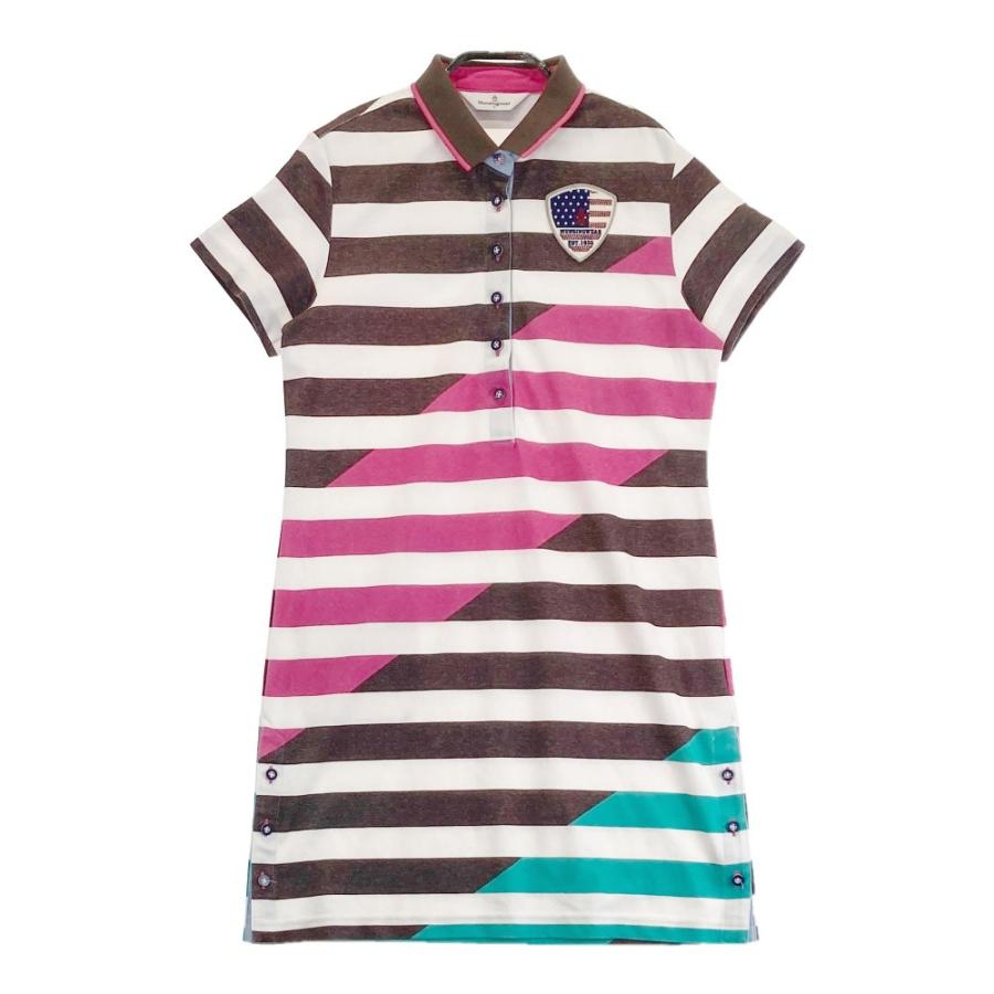 Munsingwear（マンシングウェア） SL7845 半袖 ポロ ワンピース 