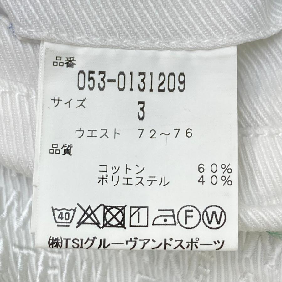 PEARLY GATES パーリーゲイツ ロングパンツ ホワイト系 3 ゴルフ