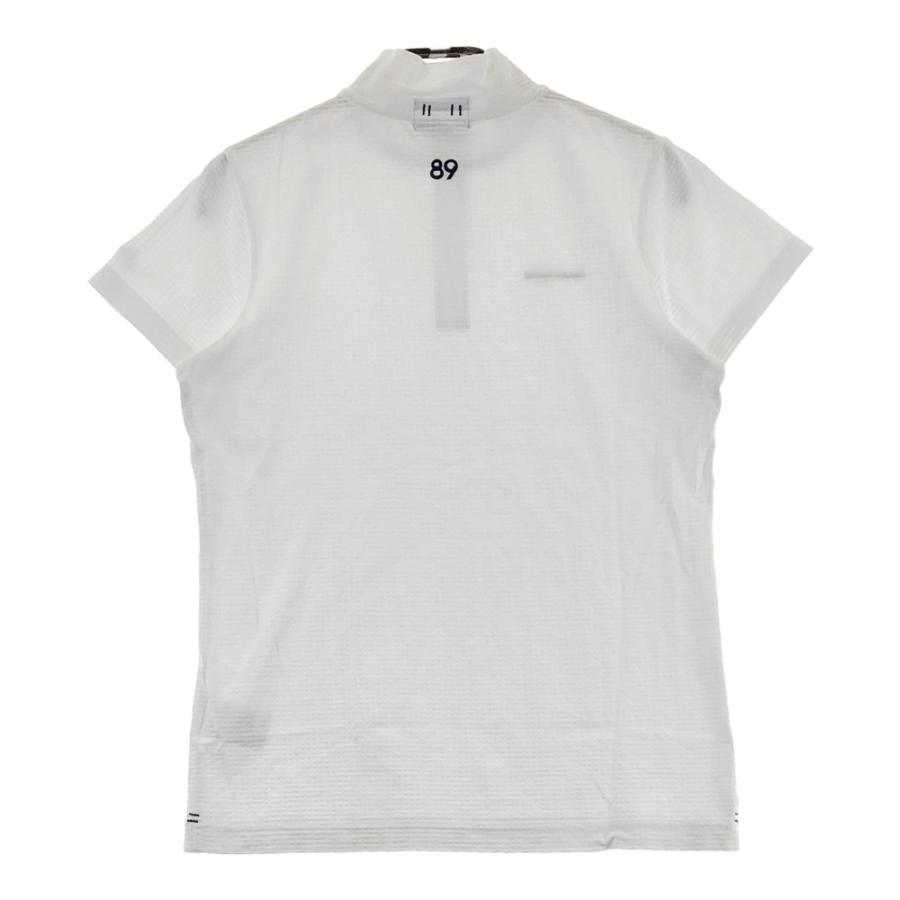 PEARLY GATES ハーフジップ 半袖シャツ ホワイト PEARLY GATES パーリーゲイツ ハーフジップ 半袖Tシャツ ホワイト系 1