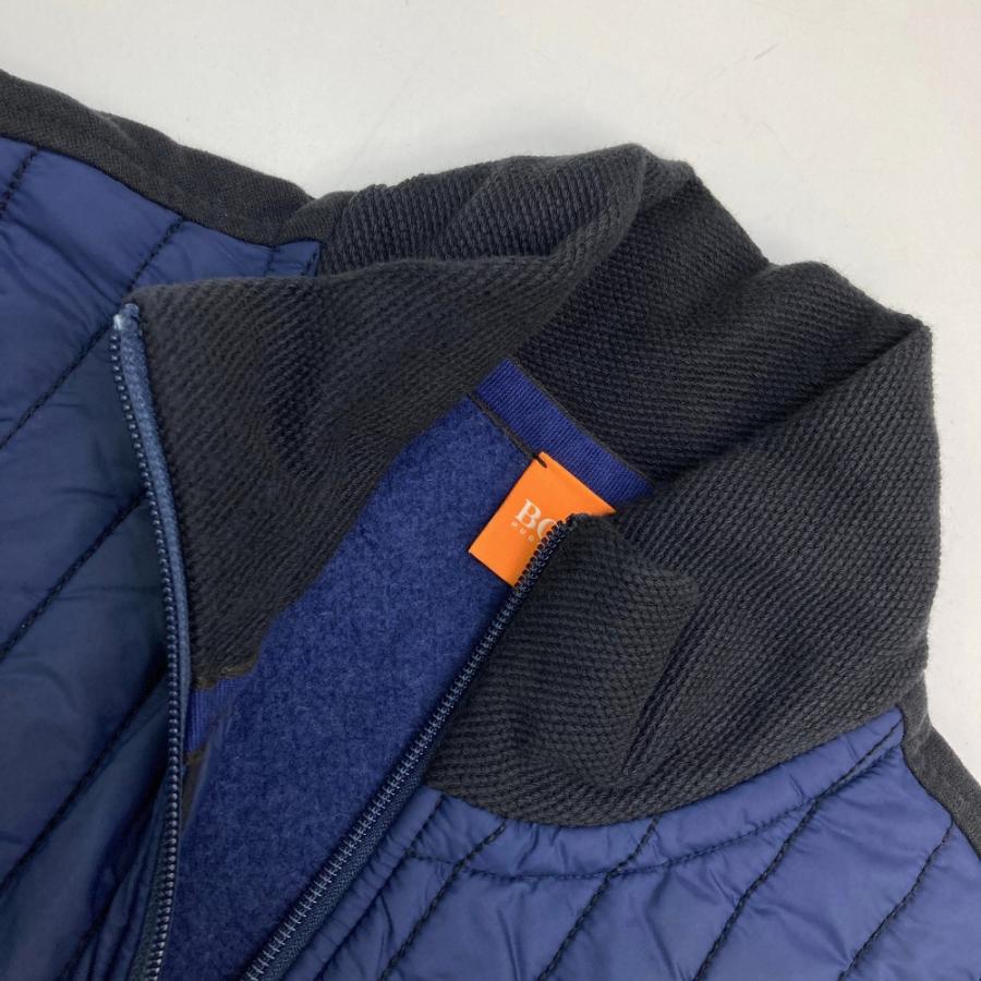 HUGO BOSS ヒューゴボス 中綿切替ジップジャケット ORANGE ネイビー系 