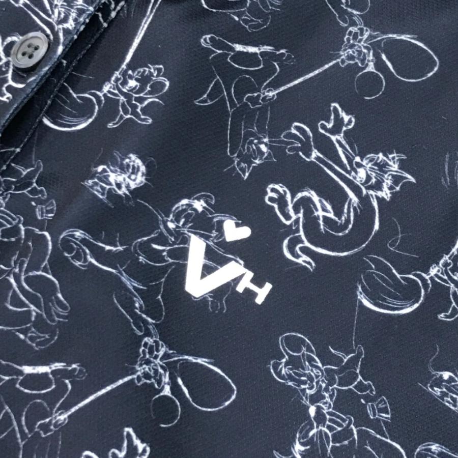 VIVA HEART - VIVA HEART 　ポロシャツ　トムとジェリー　メンズ　未使用品 VIVA HEART ビバハート 半袖ポロシャツ トムとジェリー ネイビー