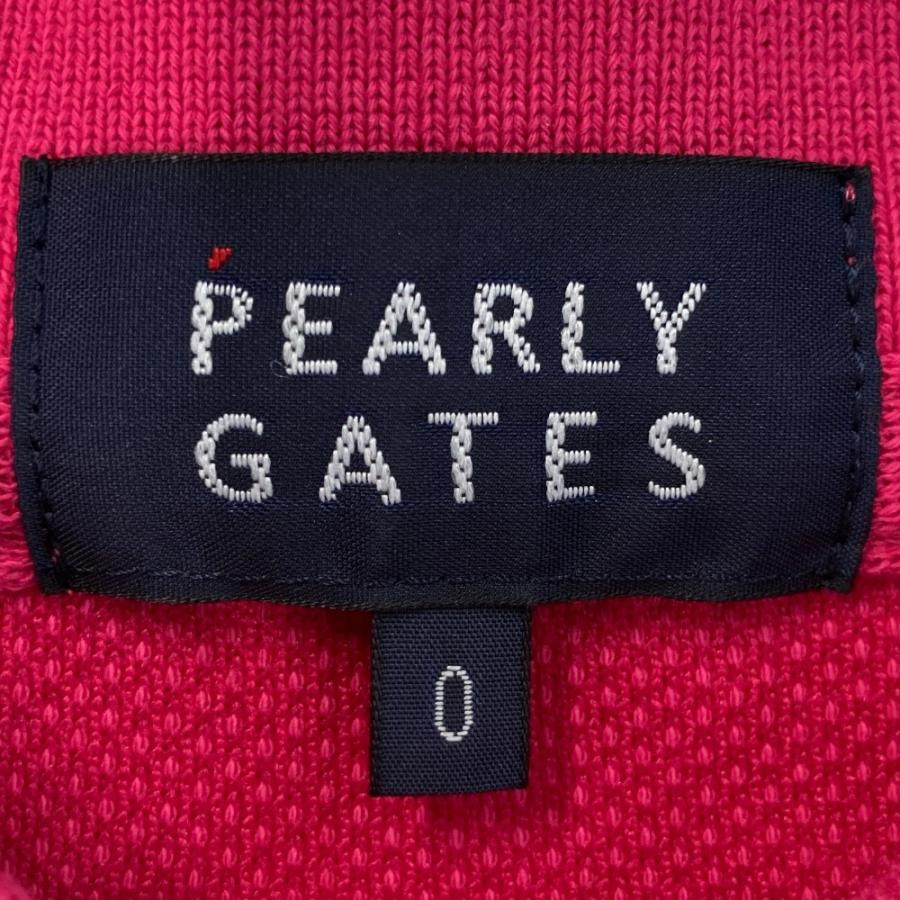 PEARLY GATES パーリーゲイツ 2023年モデル 半袖ポロシャツ  ピンク系 0 ゴルフウェア レディースの画像