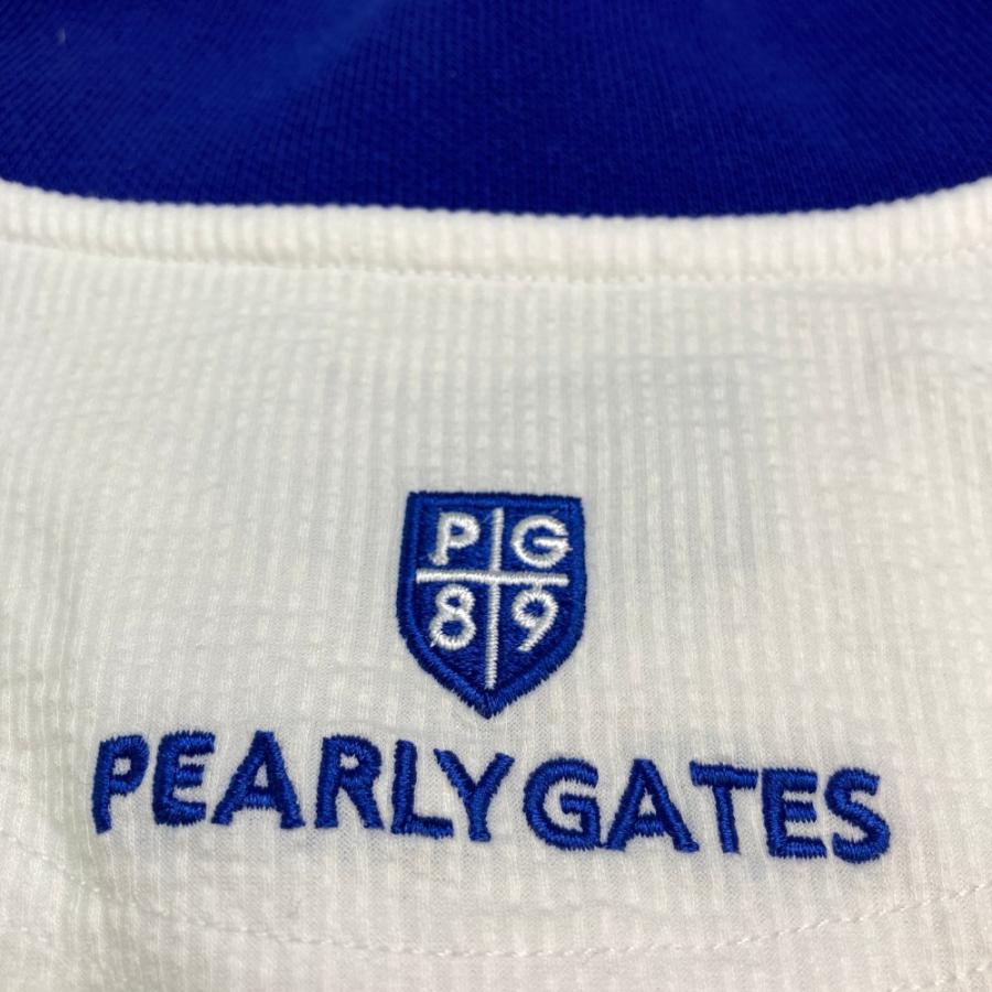 PEARLY GATES（パーリーゲイツ） 半袖ポロシャツ ホワイト系 4 ゴルフ