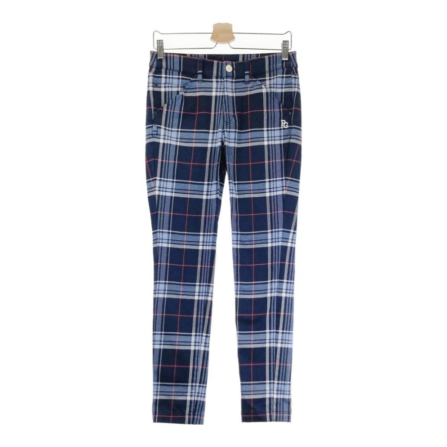 PEARLY GATES チェック柄パンツ ネイビー PEARLY GATES（パーリーゲイツ） ストレッチ パンツ チェック柄