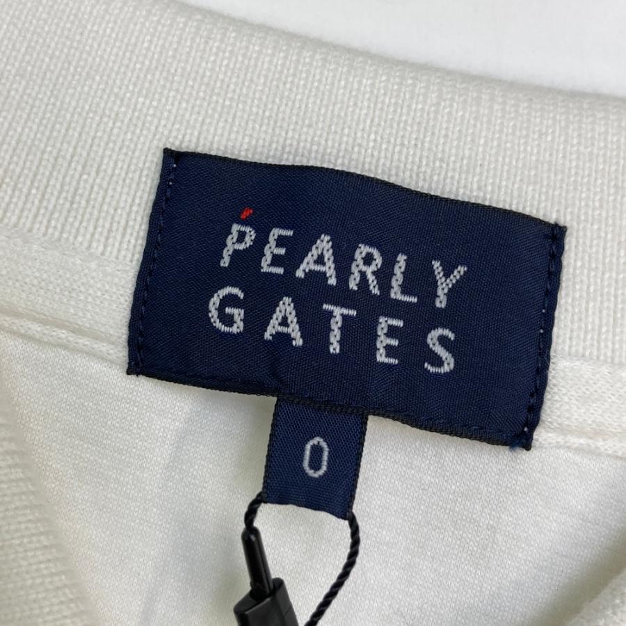 PEARLY GATES パーリーゲイツ  半袖ポロシャツ  ホワイト系 0 ゴルフウェア レディースの画像