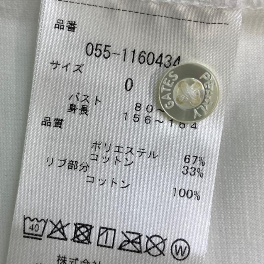 PEARLY GATES パーリーゲイツ  半袖ポロシャツ  ホワイト系 0 ゴルフウェア レディースの画像
