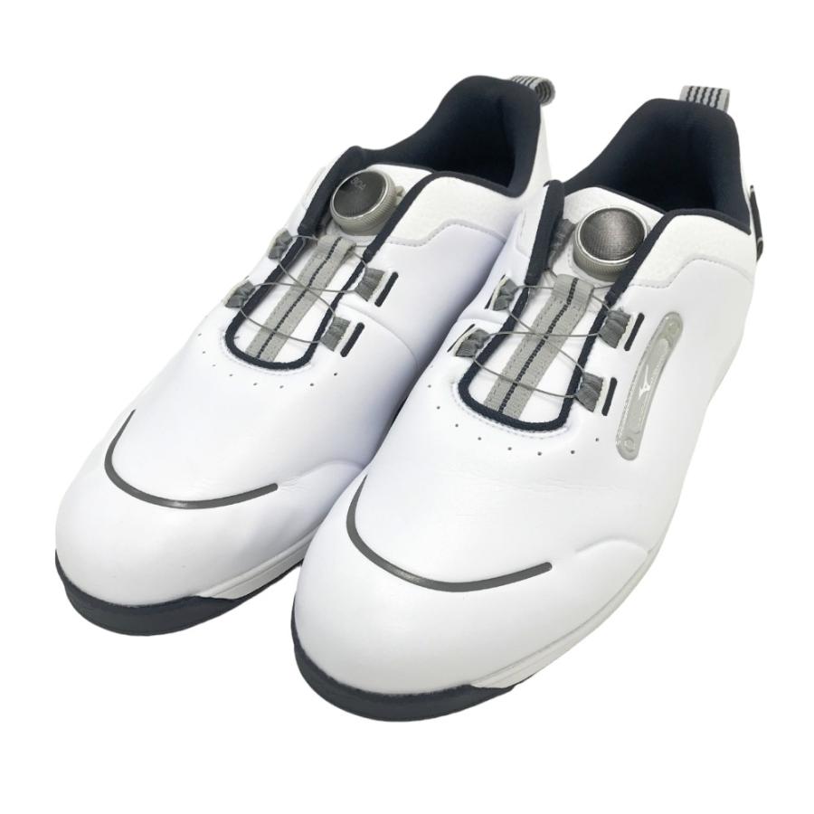MIZUNO 【美品】MIZUNO GOLF ミズノゴルフ 51GQ227014 ワイドスタイル 