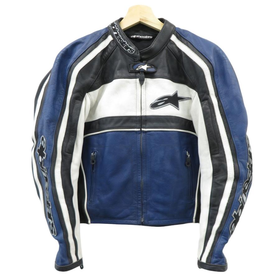 alpinestars アルパインスターズ レザージャケット ブルー系 EUR40 