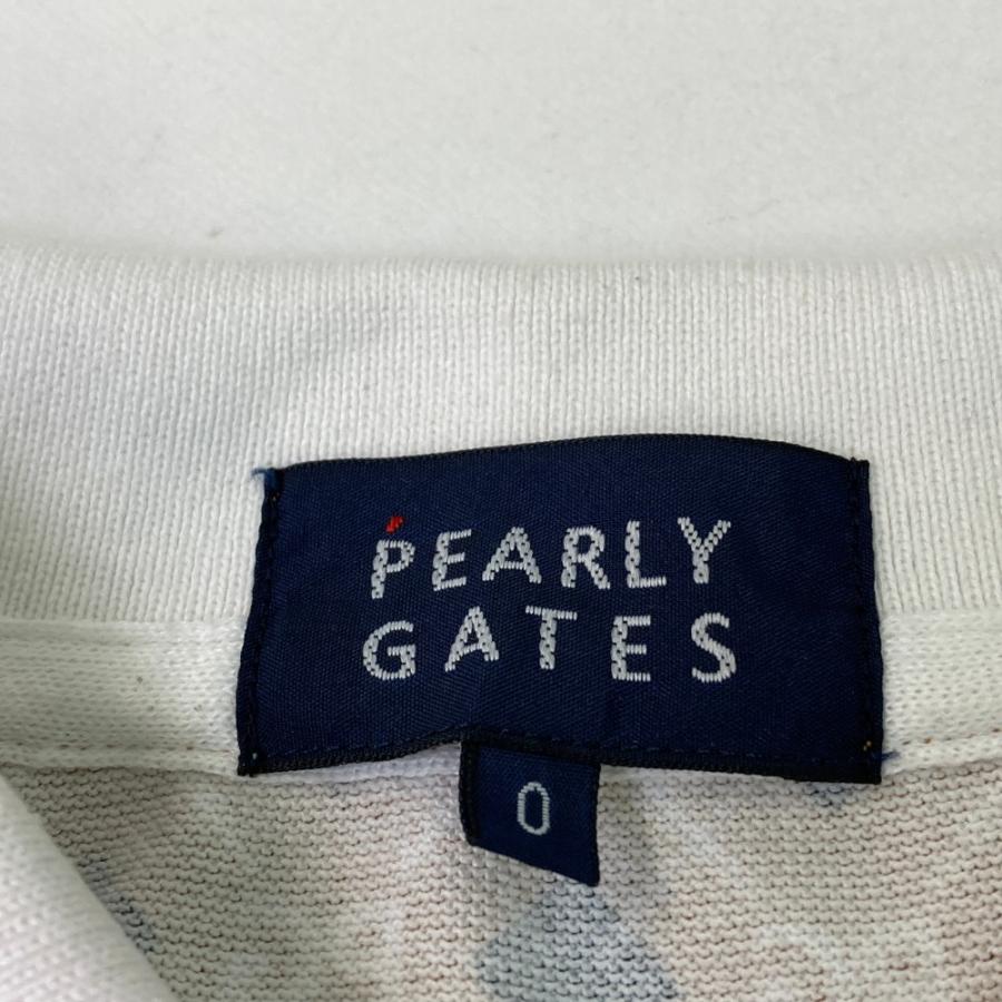 PEARLY GATES パーリーゲイツ 半袖ポロシャツ アーガイル柄 PEARLY GATES パーリーゲイツ 半袖ポロシャツ アーガイル柄