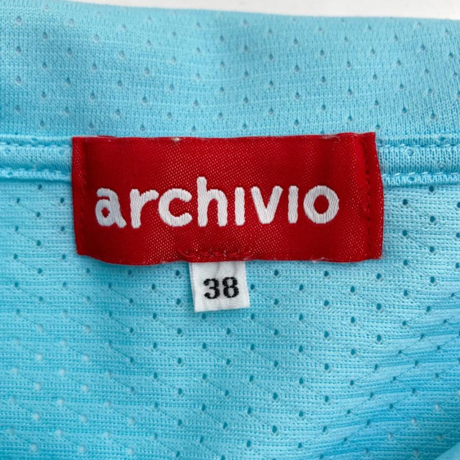 archivio（アルチビオ） ノースリーブポロシャツ ブルー系 38 ゴルフ