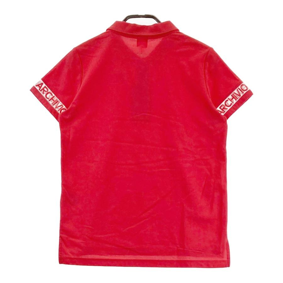 archivio ポロシャツ38サイズ 新品未使用 archivio ARCHIVIO アルチビオ 半袖ポロシャツ レッド系 38