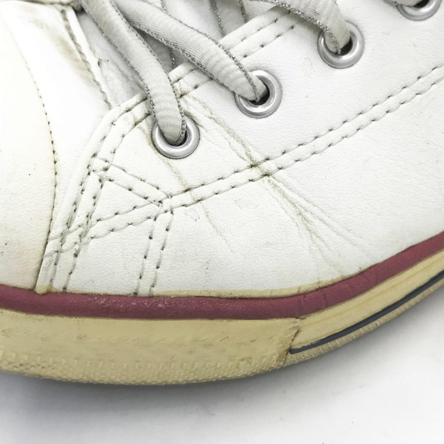 美品 CONVERSE ゴルフシューズ レディース ホワイト 24.5㌢ 美品