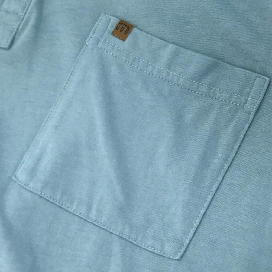 TRAVISMATHEW トラビスマシュー 半袖ポロシャツ ブルー系 L ゴルフ