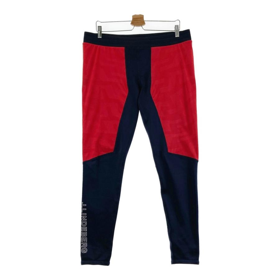 J.LINDEBERG ジェイリンドバーグ 裏起毛 ロングパンツ ネイビー系 XL 
