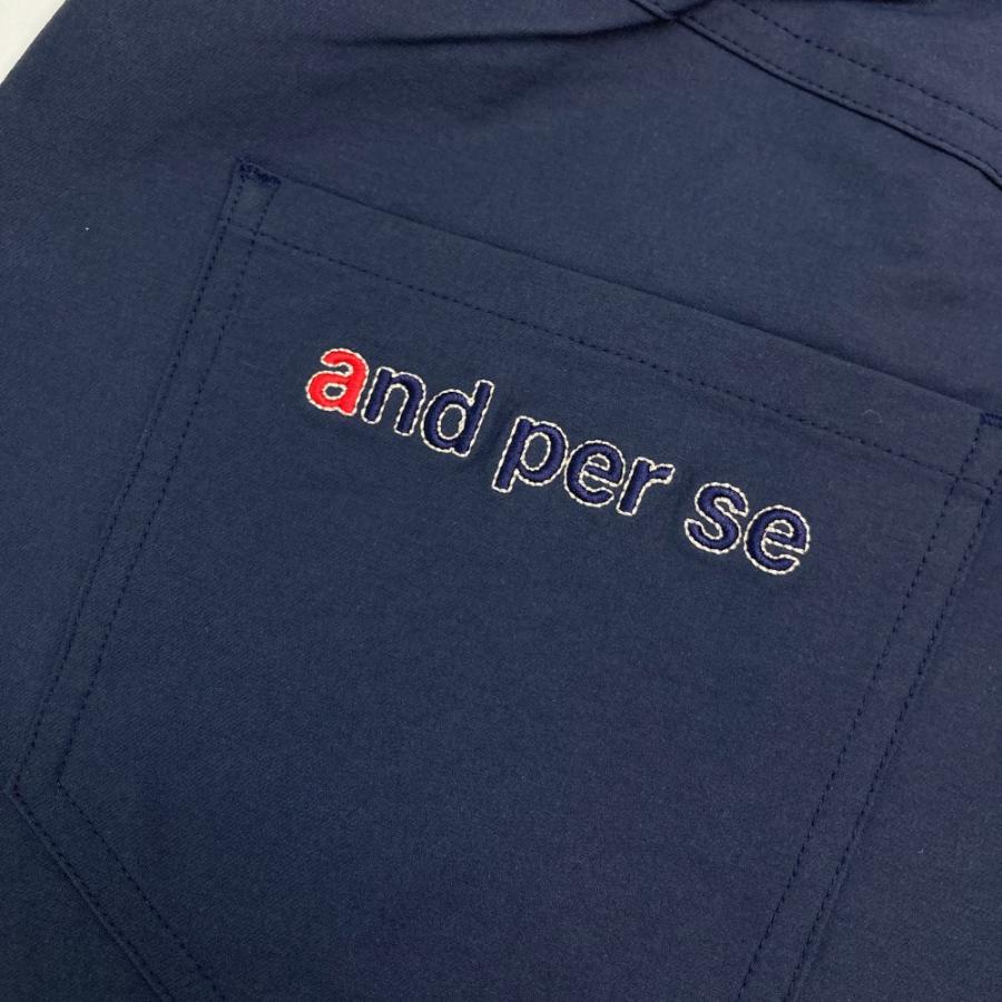 and per se（アンパスィ） 2023年モデル ストレッチスカート ネイビー