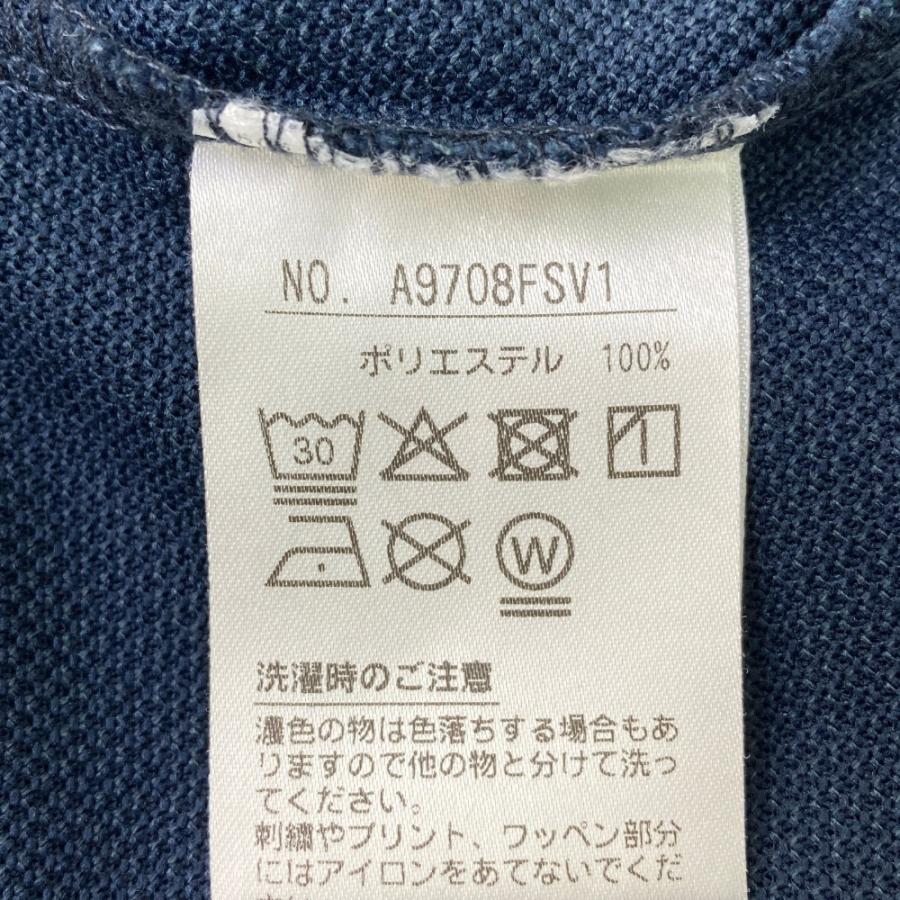 and per se（アンパスィ） 半袖ポロシャツ ワッペン ネイビー系 M