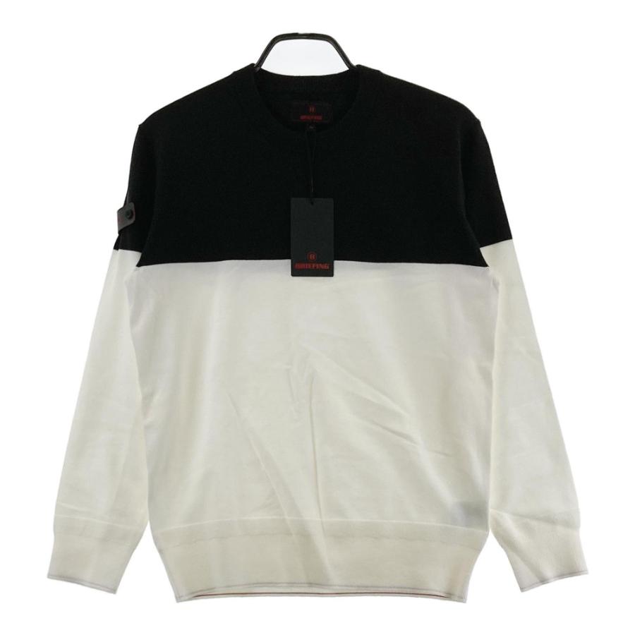 新品】BRIEFING GOLF ブリーフィング ニットセーター ブラック系 M  