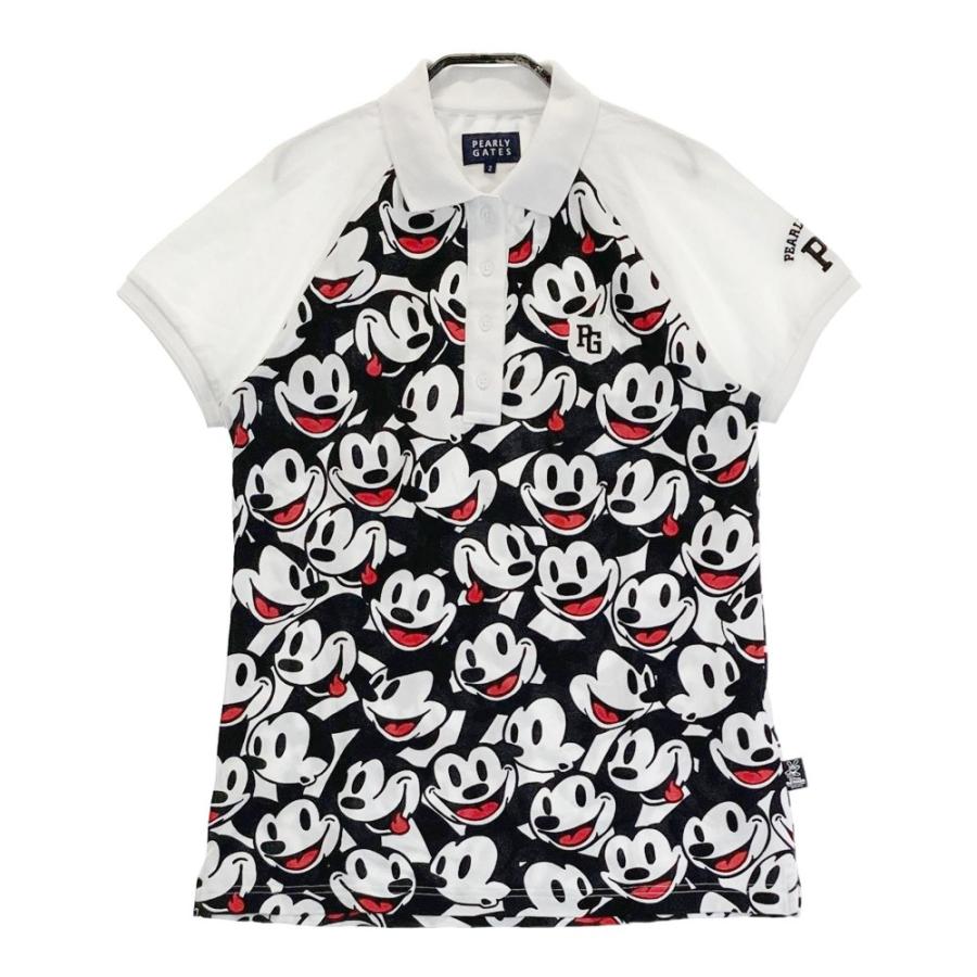 PEARLY GATES オズワルド柄 半袖シャツ サイズ5 PEARLY GATES（パーリーゲイツ） ×Disney 半袖ポロシャツ オズワルド総