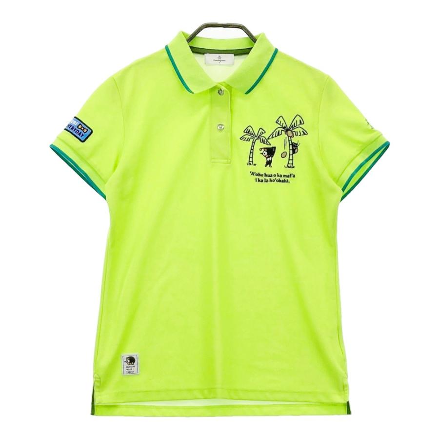 Munsingwear LA マンシングウェア ポロシャツ 黄色 イエロー 古着 