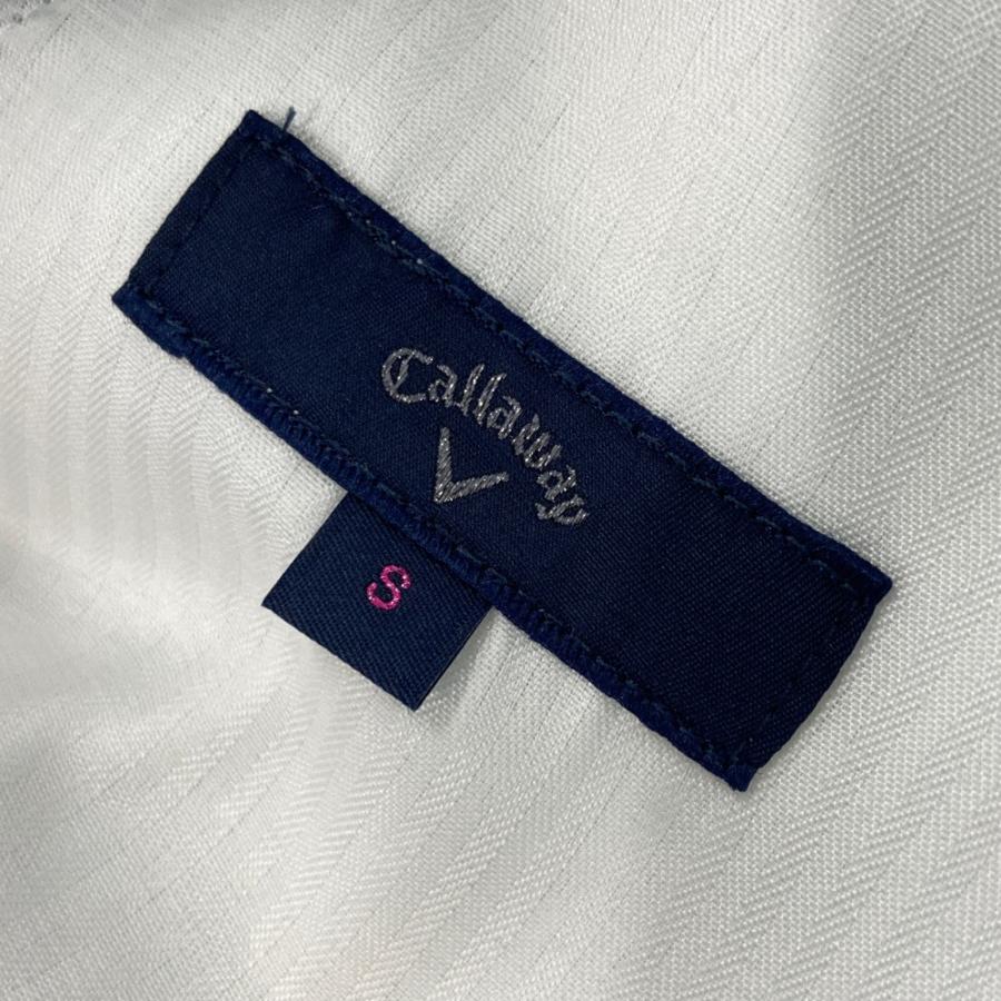 【新品】CALLAWAY キャロウェイ 2024年モデル スカート 総柄 ホワイト系 S ゴルフウェア レディースの画像