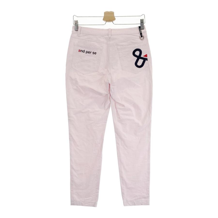 新品 and per se レディース ゴルフショートパンツ ピンク S and per se（アンパスィ） 2023年モデル ストレッチパンツ ピンク系 S
