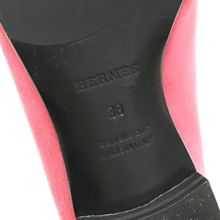ヘルメス（サントリー） HERMES エルメス ロワイヤル モカシン ピンク