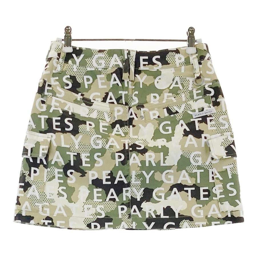 PEARLY GATES パーリーゲイツ ストレッチ スカート カモフラ柄