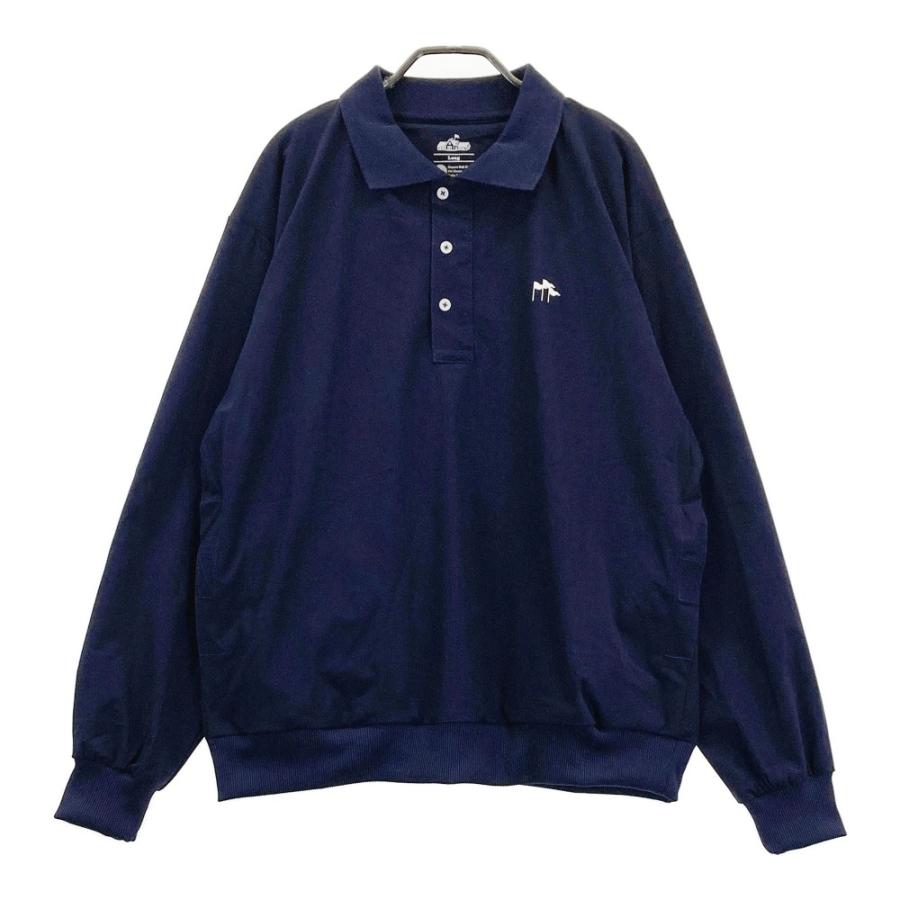 CLUBHAUS クラブハウス 長袖ポロシャツ ブルゾン ネイビー系 5 ゴルフ  