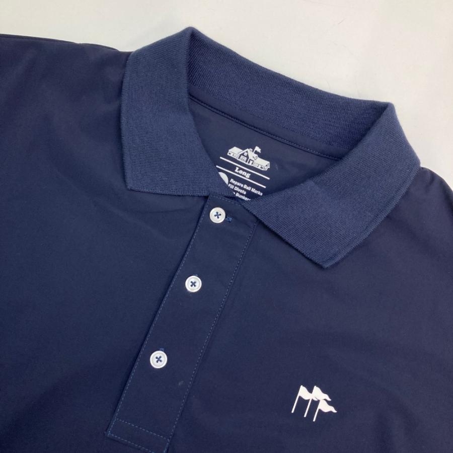 CLUBHAUS クラブハウス 長袖ポロシャツ ブルゾン ネイビー系 5 ゴルフ  