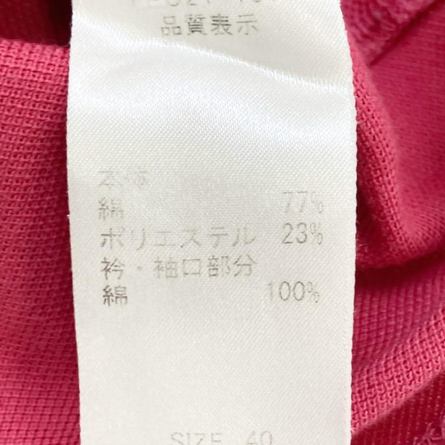 ZOY ゾーイ 半袖ポロシャツ ピンク系 40 ゴルフウェア