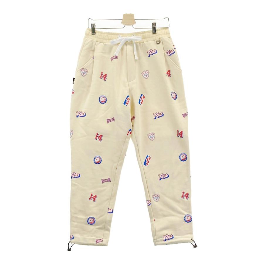 RUSSELUNO ラッセルノ 裏起毛 スウェット ジョガーパンツ 総柄  