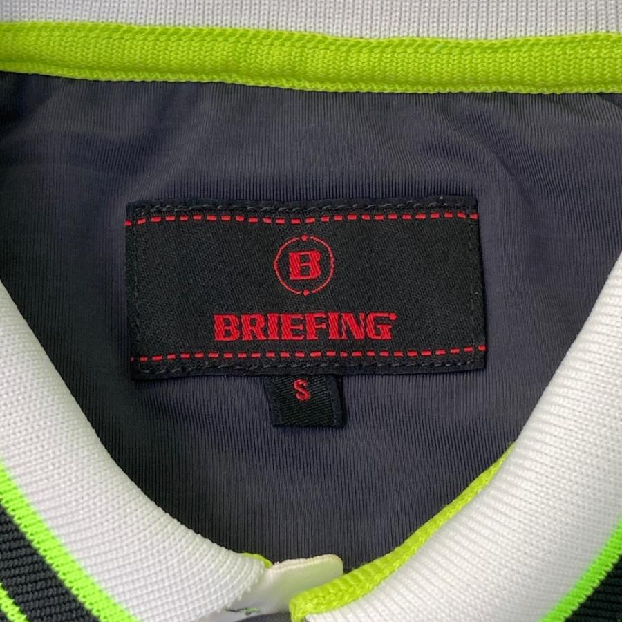 BRIEFING GOLF ブリーフィング  半袖ポロシャツ  グレー系 S ゴルフウェア メンズの画像