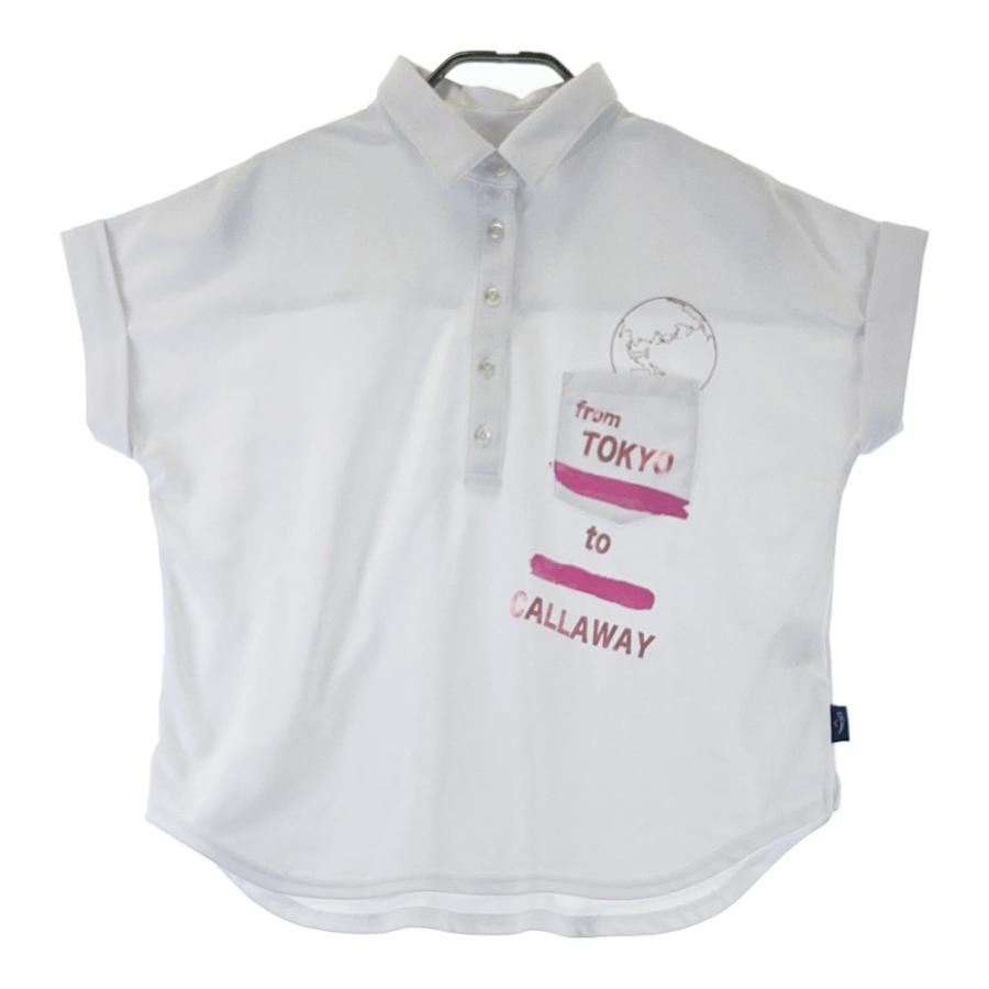 Callaway（キャロウェイ） 半袖ポロシャツ ホワイト系 M ゴルフウェア