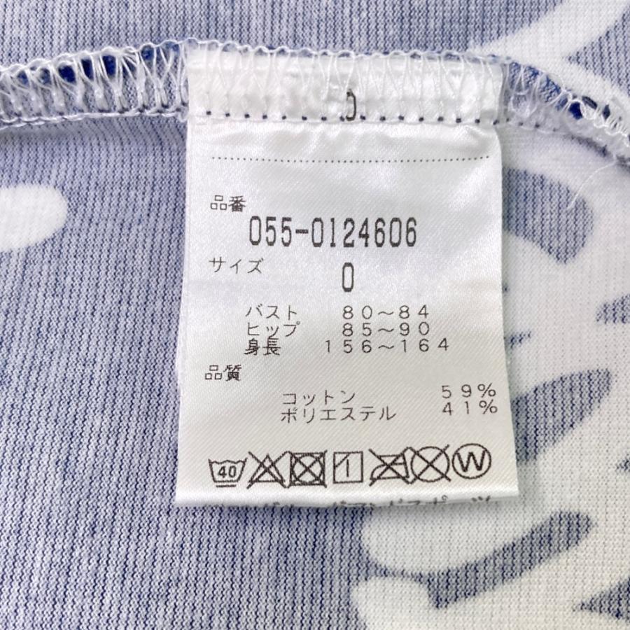 PEARLY GATES（パーリーゲイツ） 半袖ワンピース ロゴ総柄 ネイビー系