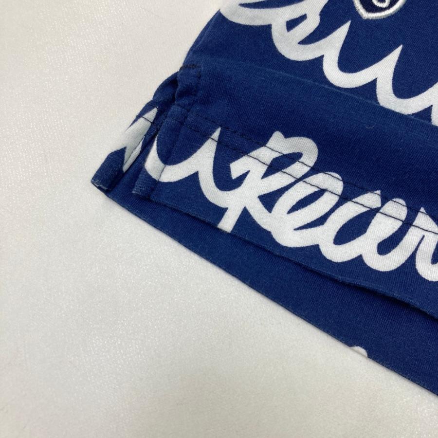 PEARLY GATES（パーリーゲイツ） 半袖ワンピース ロゴ総柄 ネイビー系
