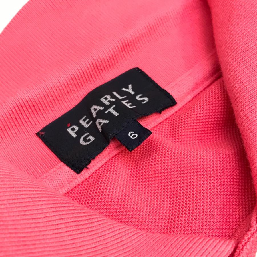 PEARLY GATES（パーリーゲイツ） 053-7160617 半袖ポロシャツ ピンク系