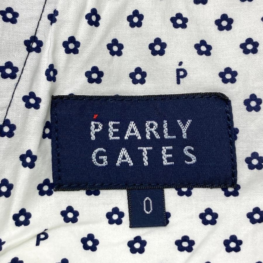 PEARLY GATES パーリーゲイツ 2023年モデル ストレッチパンツ 花柄 ネイビー系 0 ゴルフウェア レディースの画像
