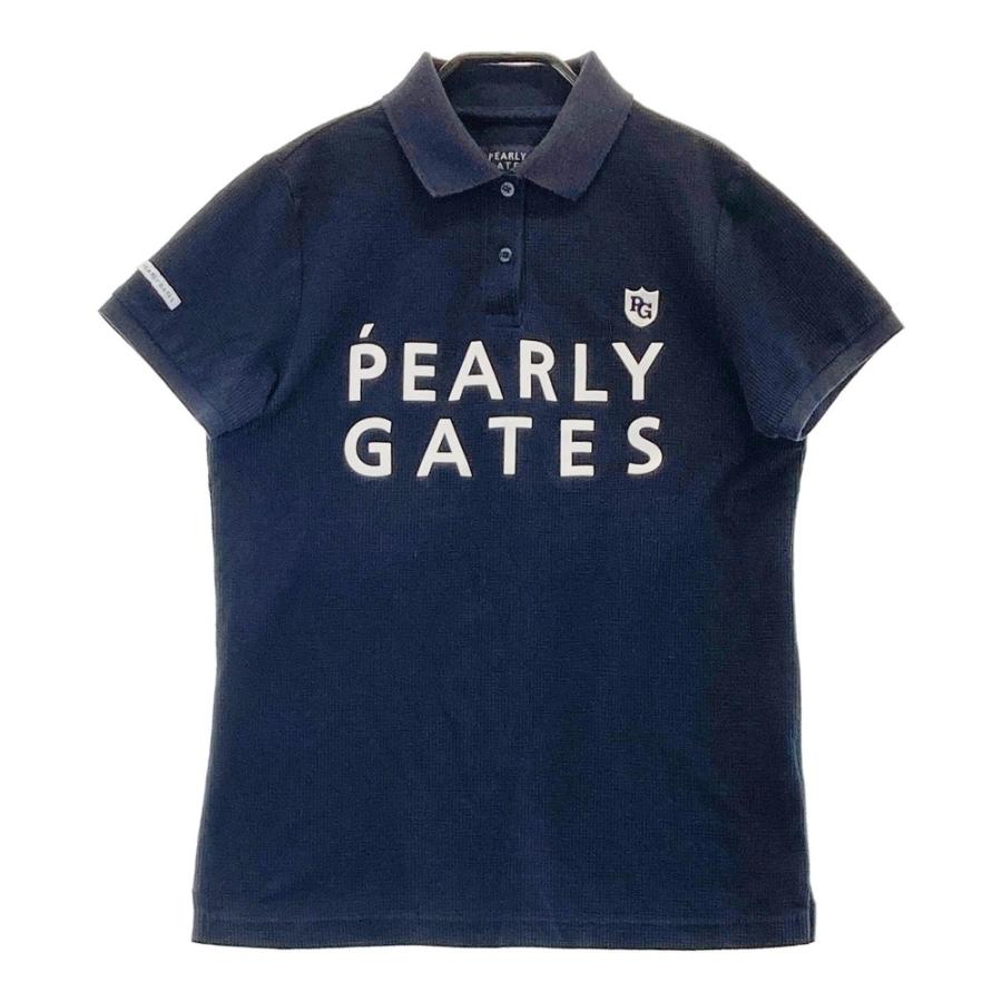 PEARLY GATES パーリーゲイツ 半袖ポロシャツ ネイビー系 1 ゴルフ